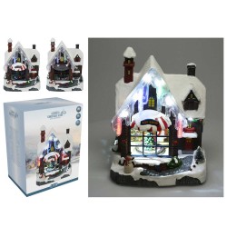 Ամանորյա դեկորատիվ առարկաներ KOOPMAN LED HOUSE 29CM XMAS 2ASS (065016) (ACD911190)