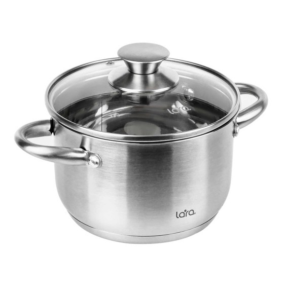 Casserols LARA LR02-267 S/STEEL AFINA 18CM 2.9L 