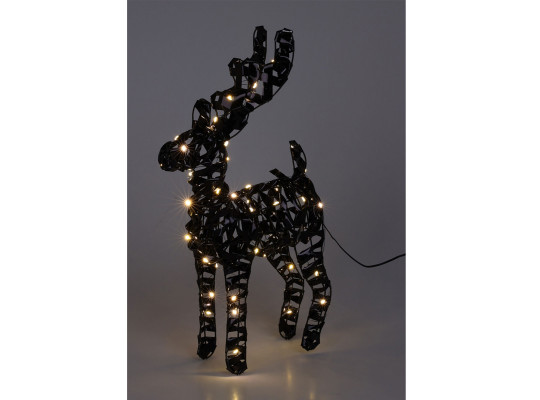 Новогодные декоративные аксессуары KOOPMAN REINDEER 37CM BLACK MICRO LED (067324) (AMZ112630)