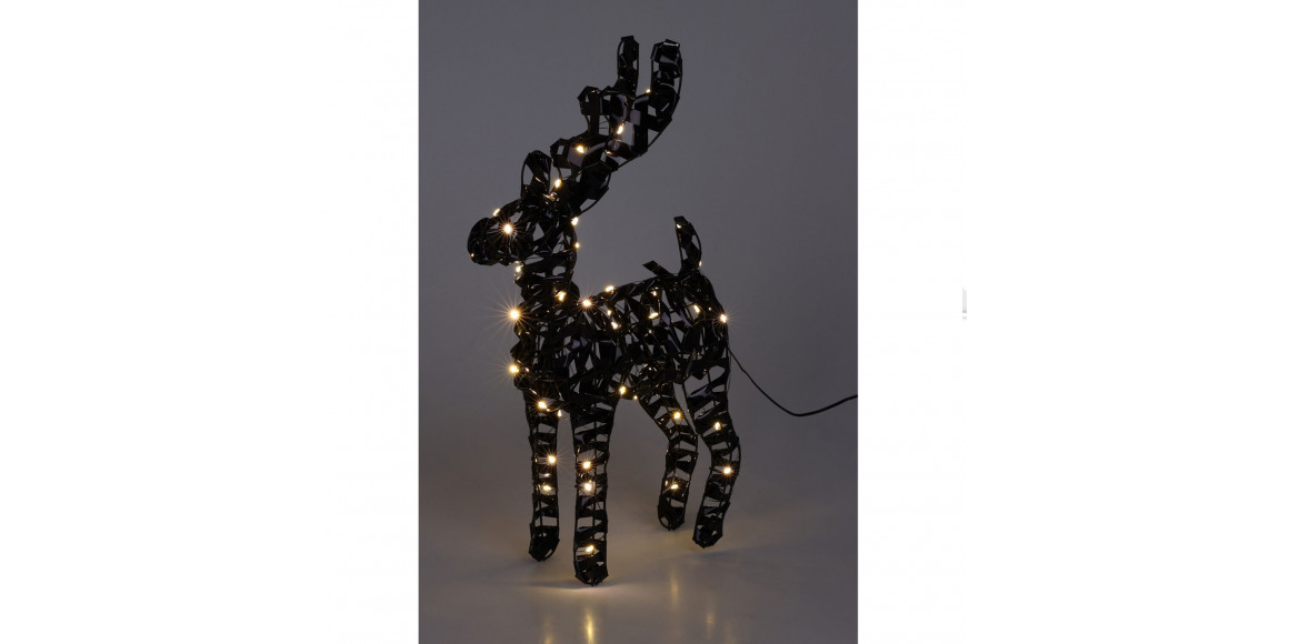 Новогодные декоративные аксессуары KOOPMAN REINDEER 60CM BLACK MICRO LED (067317) (AMZ112640)