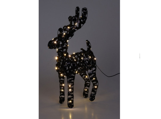 Новогодные декоративные аксессуары KOOPMAN REINDEER 60CM BLACK MICRO LED (067317) (AMZ112640)