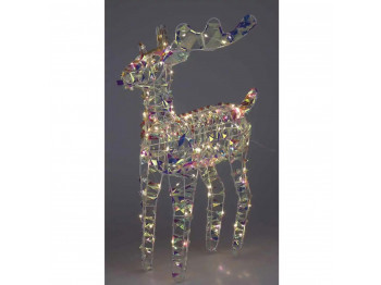 Ամանորյա դեկորատիվ առարկաներ KOOPMAN REINDEER 60CM RAINBOW LED (066693) (AMZ112440)