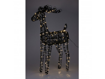 Новогодные декоративные аксессуары KOOPMAN REINDEER 80CM BLACK MICRO LED (067348) (AMZ112650)