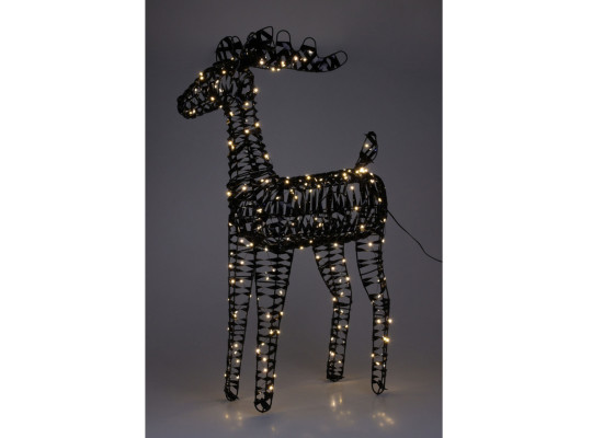 Новогодные декоративные аксессуары KOOPMAN REINDEER 80CM BLACK MICRO LED (067348) (AMZ112650)