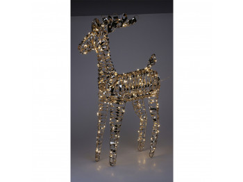 Новогодные декоративные аксессуары KOOPMAN REINDEER 80CM GOLD MICRO LED (295550) (AMZ112250)