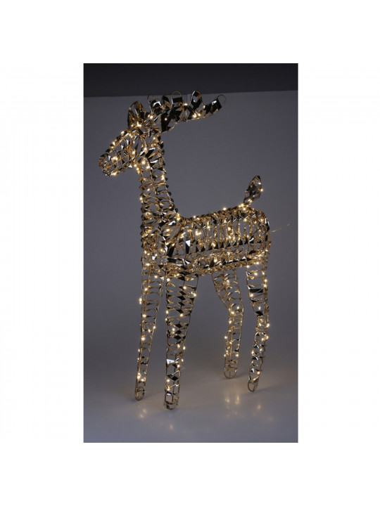 Новогодные декоративные аксессуары KOOPMAN REINDEER 80CM GOLD MICRO LED (295550) (AMZ112250)