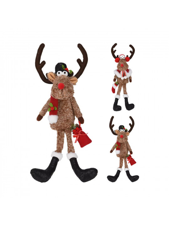 Новогодные декоративные аксессуары KOOPMAN REINDEER WITH LONG LEGS 53CM (203241) (ANT001750)