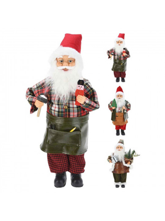 Новогодные декоративные аксессуары KOOPMAN SANTA FIGURE 45CM 3ASS (184274) (ADJ000060)