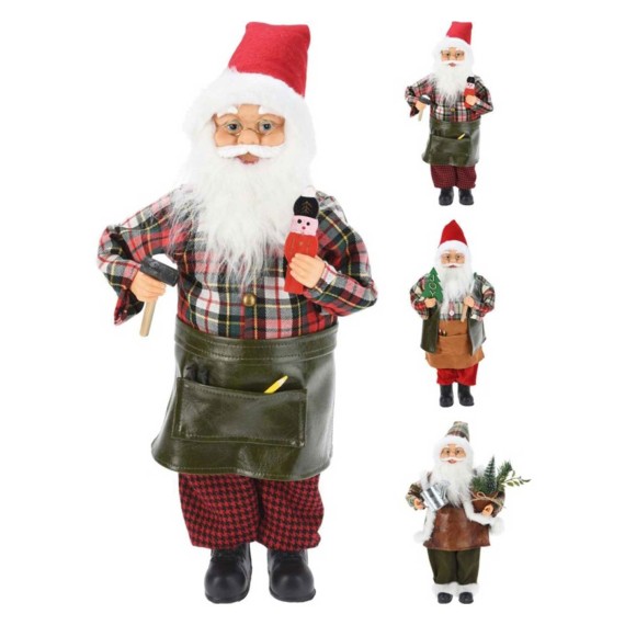 Новогодные декоративные аксессуары KOOPMAN SANTA FIGURE 45CM 3ASS (184274) (ADJ000060)