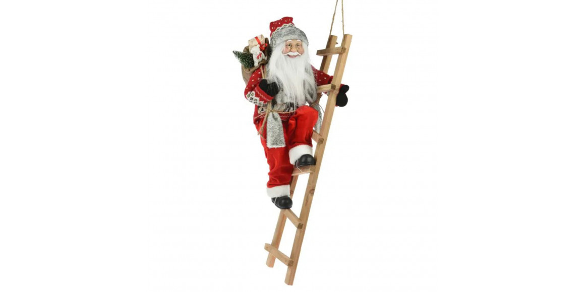 N/y decorate objects KOOPMAN SANTA STANDING ON LADDER (987274) (ASK000800)