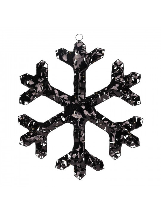 Новогодные декоративные аксессуары KOOPMAN SNOWFLAKE 50CM 50 LED BLACK (214834) (AMZ112760)