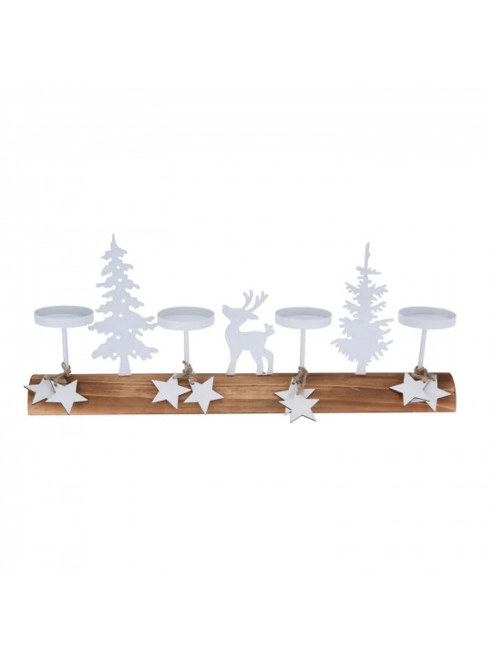 Новогодные декоративные аксессуары KOOPMAN TEALIGHT HOLDER XMAS SCENE (876240) (AAE324210)