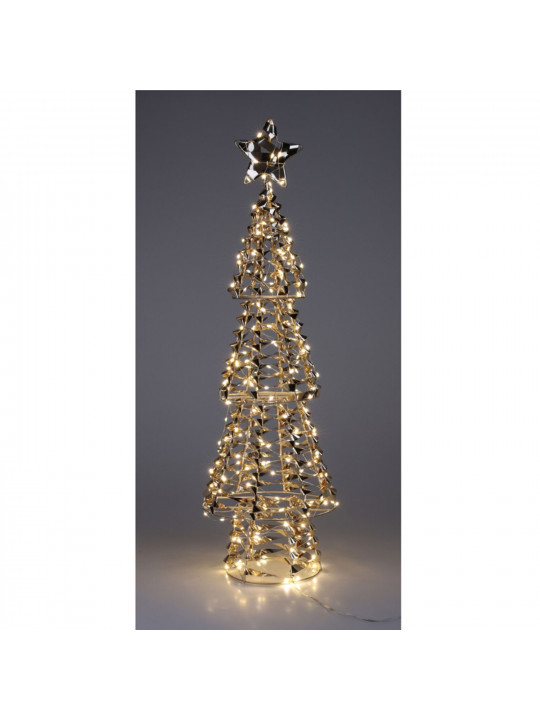 Новогодные декоративные аксессуары KOOPMAN XMAS TREE 68CM 80LED SHINY GOL (207256) (AMZ112370)