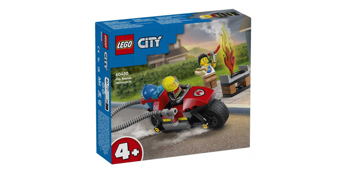 Blocks LEGO 60410 CITY ՀՐՇԵՋ-ՓՐԿԱՐԱՐԱԿԱՆ ՄՈՏՈՑԻԿԼԵՏ 