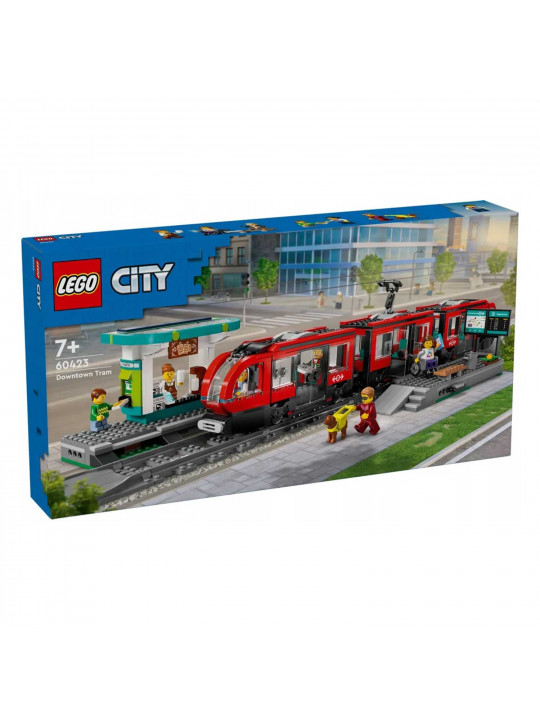 Blocks LEGO 60423 CITY ՔԱՂԱՔԱՅԻՆ ՏՐԱՄՎԱՅ ԵՎ ԿԱՅԱՐԱՆ 