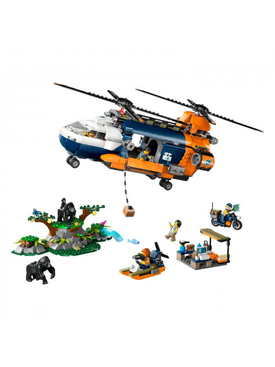 Կոնստրուկտոր LEGO 60437 JUNGLE EXPLORER ՈՒՂՂԱԹԻՌ ԲԱԶԱՅԻՆ ՃԱՄԲԱՐՈՒՄ 