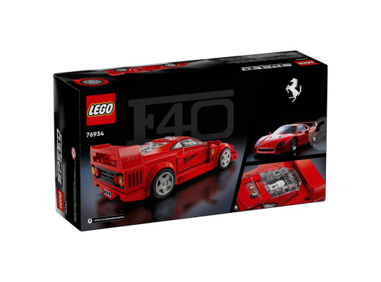 Конструктор LEGO 76934 SUPERCAR FERRARI F40 