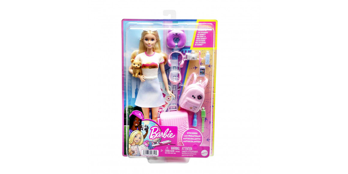 Տիկնիկ BARBIE HJY18 BRB TRAVEL DOLL REFRESHED 