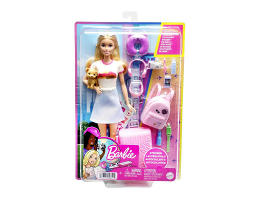 Տիկնիկ BARBIE HJY18 BRB TRAVEL DOLL REFRESHED 