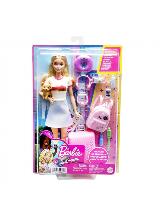 Տիկնիկ BARBIE HJY18 BRB TRAVEL DOLL REFRESHED 