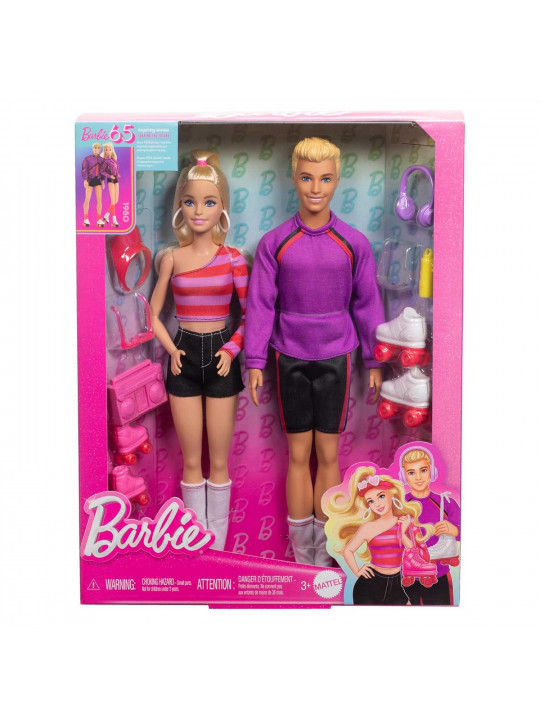 Տիկնիկ BARBIE HXK90 BRB KEN & BARB 2PK 65TH ANNV 