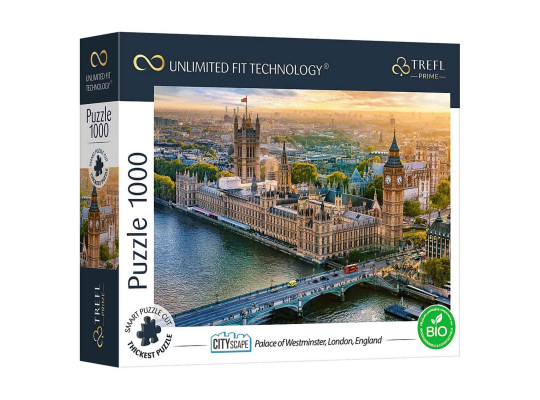 Пазл и мозайка TREFL TR1000-UFT 10705 PALACE OF WESTMINSTER, LONDON 