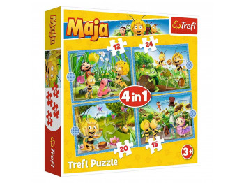 Пазл и мозайка TREFL TR4N1-CMB 34356 MAYA THE BEE ADVENTURES 