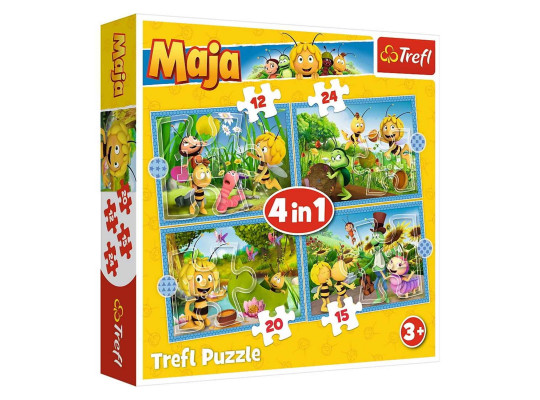 Puzzle and mosaic TREFL TR4N1-CMB 34356 MAYA THE BEE ADVENTURES 