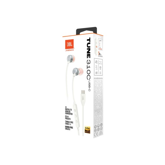 Ականջակալ JBL Tune 310C (WHITE) 