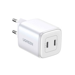 Power adapter UGREEN CD294 Nexode GaN Fast Charging 45W PD 2 Ports (WH) (15327)