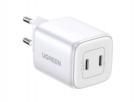 Հոսանքի ադապտոր UGREEN CD294 Nexode GaN Fast Charging 45W PD 2 Ports (WH) (15327)