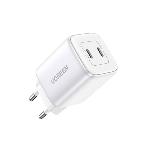 Power adapter UGREEN CD294 Nexode GaN Fast Charging 45W PD 2 Ports (WH) (15327)