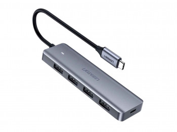 Usb-узел UGREEN 4xUSB-A USB3.0 Type-C (BK) (70336)