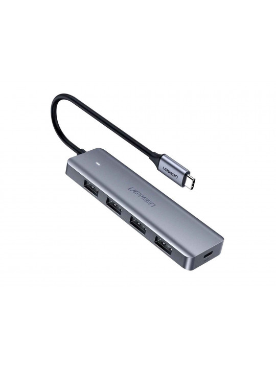 Usb-узел UGREEN 4xUSB-A USB3.0 Type-C (BK) (70336)