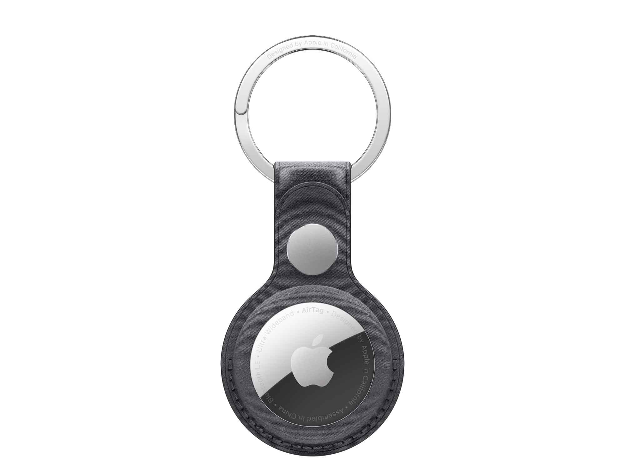 Чехол смарт метки APPLE AirTag FineWoven Key Ring (Black) (MT2H3ZM/A)