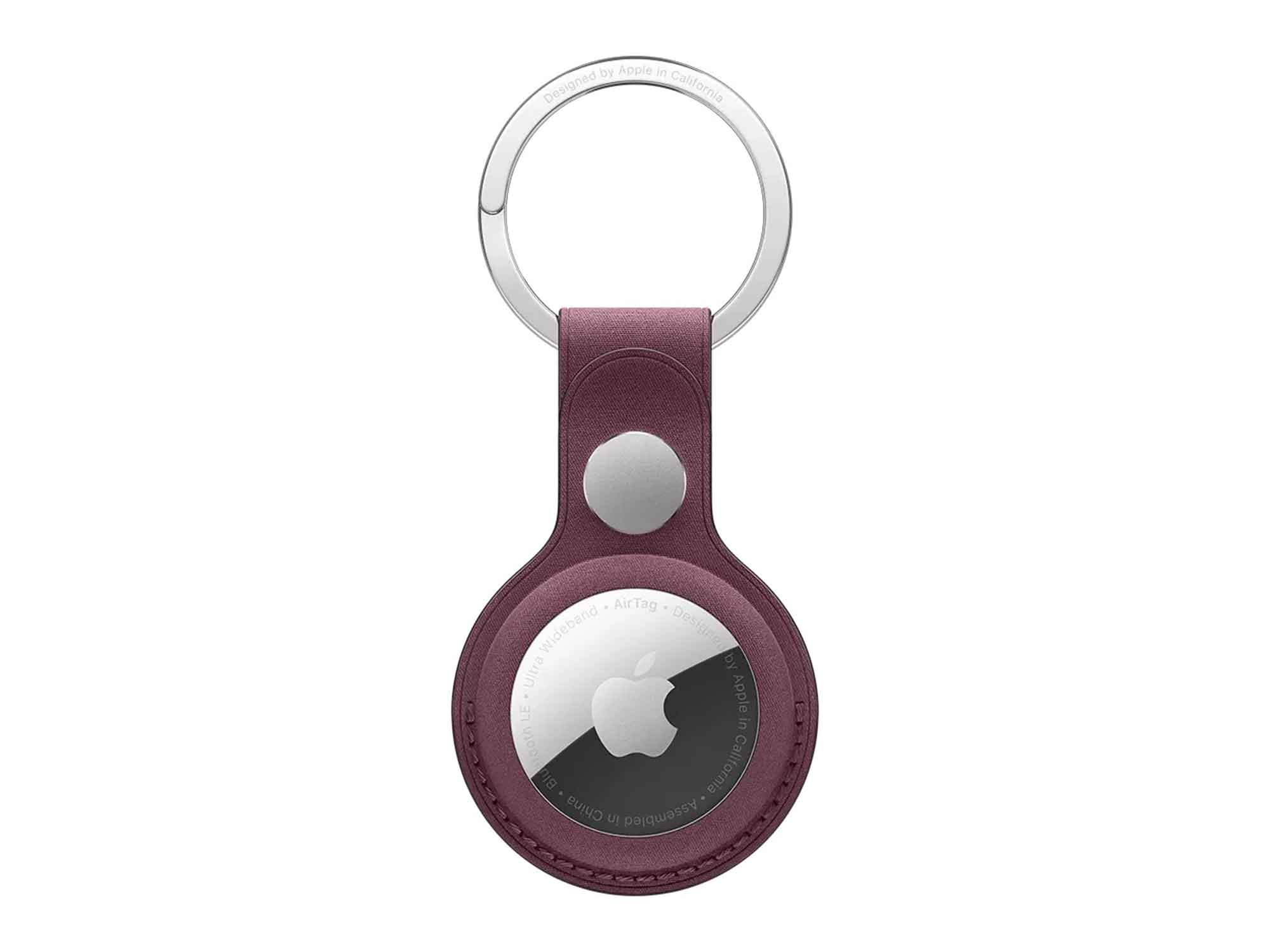 Чехол смарт метки APPLE AirTag FineWoven Key Ring (Mulbery) (MT2J3ZM/A)