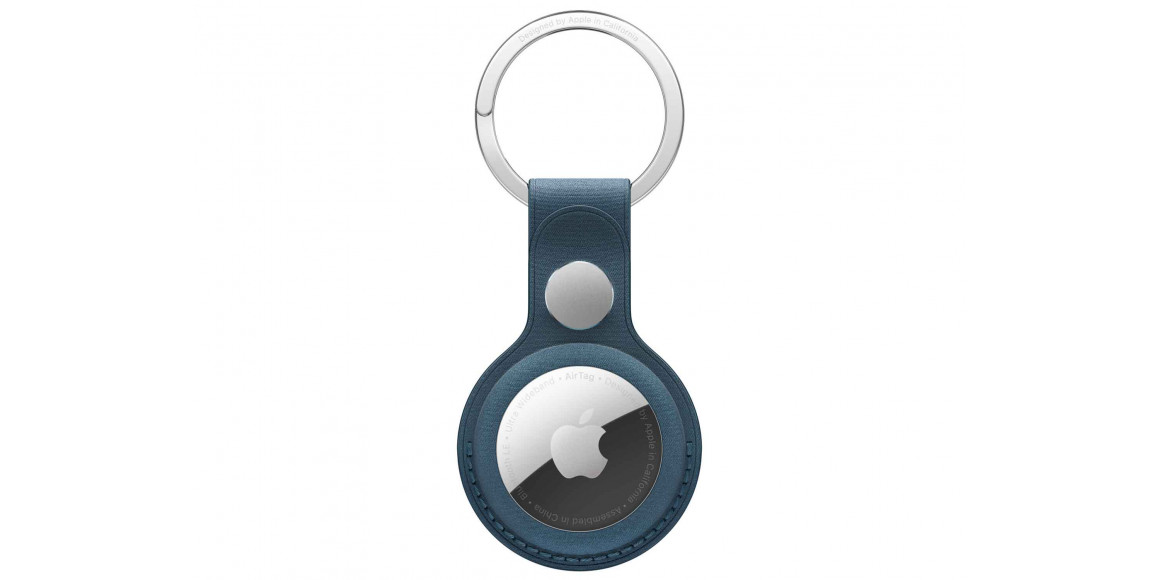 Чехол смарт метки APPLE AirTag FineWoven Key Ring (Pacific Blue) (MT2K3ZM/A)
