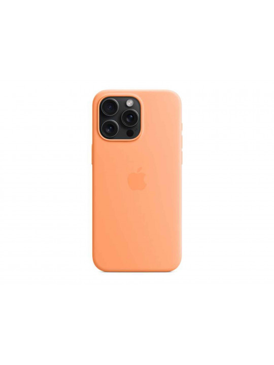 Чехлы для смартфонов APPLE iPhone 15 Pro Max Silicone Case with MagSafe (Orange Sorbet) (MT1W3ZM/A)