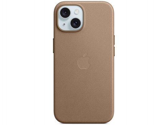 Հեռախոսի պատյան APPLE iPhone 15 FineWoven Case with MagSafe (Taupe) (MT3C3ZM/A)