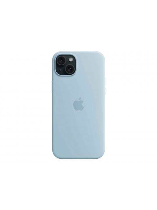 Cover for smartphone APPLE iPhone 15 Plus Silicone Case with MagSafe (Light Blue) (MWNH3ZM/A)