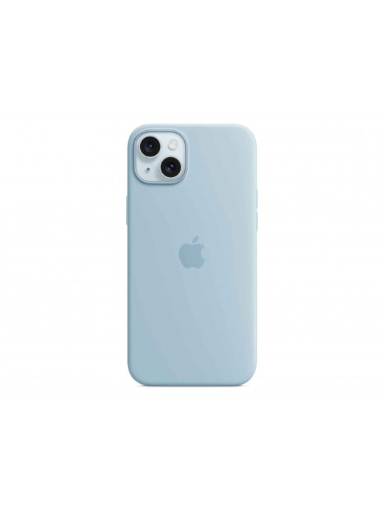 Cover for smartphone APPLE iPhone 15 Plus Silicone Case with MagSafe (Light Blue) (MWNH3ZM/A)