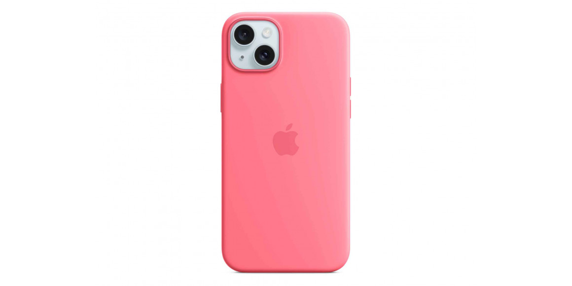 Cover for smartphone APPLE iPhone 15 Plus Silicone Case with MagSafe (Pink) (MWNE3ZM/A)