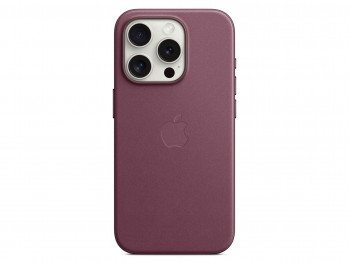 Cover for smartphone APPLE iPhone 15 Pro FineWoven Case with MagSafe (Mulberry) (MT4L3ZM/A)