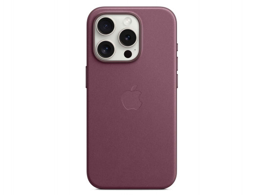 Cover for smartphone APPLE iPhone 15 Pro FineWoven Case with MagSafe (Mulberry) (MT4L3ZM/A)