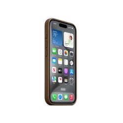 Cover for smartphone APPLE iPhone 15 Pro FineWoven Case with MagSafe (Taupe) (MT4J3ZM/A)