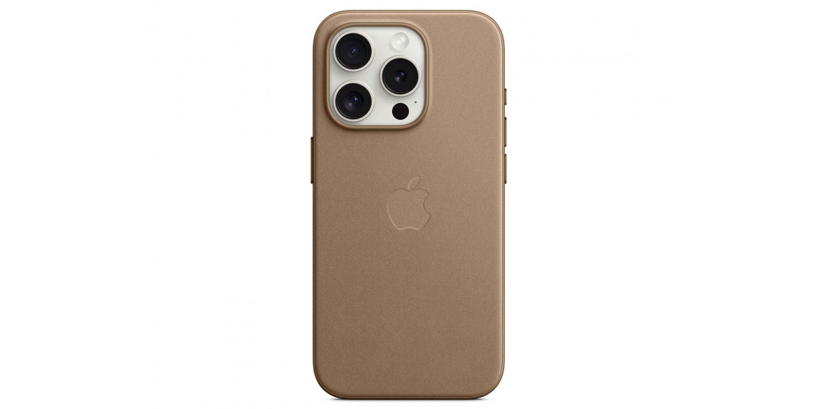 Հեռախոսի պատյան APPLE iPhone 15 Pro FineWoven Case with MagSafe (Taupe) (MT4J3ZM/A)