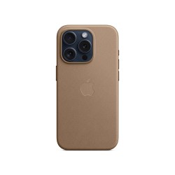 Cover for smartphone APPLE iPhone 15 Pro FineWoven Case with MagSafe (Taupe) (MT4J3ZM/A)