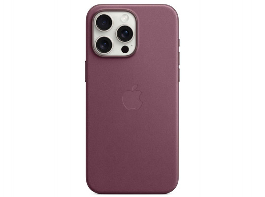 Cover for smartphone APPLE iPhone 15 Pro Max FineWoven Case with MagSafe (Mulberry) (MT4X3ZM/A)