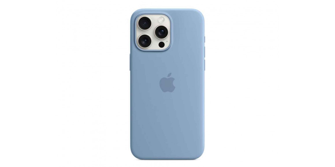 Чехлы для смартфонов APPLE iPhone 15 Pro Max Silicone Case with MagSafe (Winter Blue) (MT1Y3ZM/A)