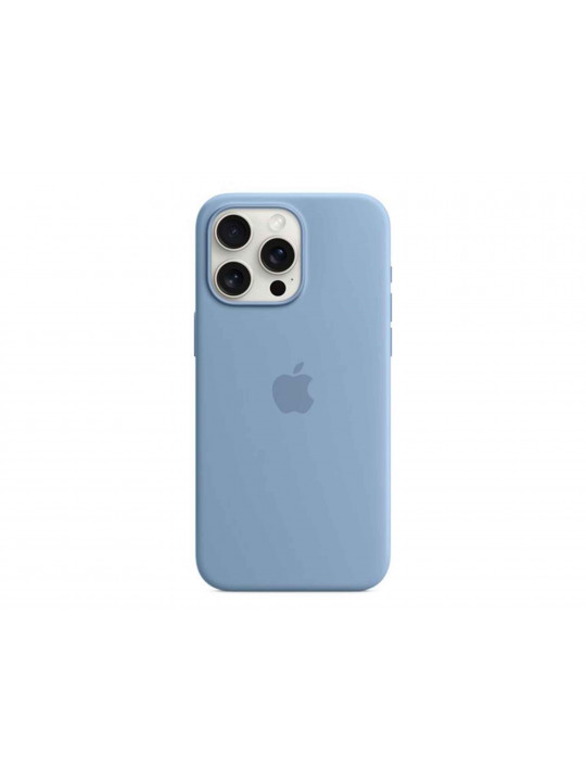 Чехлы для смартфонов APPLE iPhone 15 Pro Max Silicone Case with MagSafe (Winter Blue) (MT1Y3ZM/A)